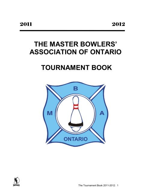 tournament division - Master Bowlers Association of Ontario