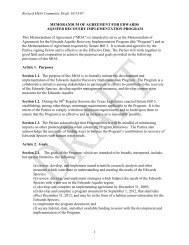 Revised MOA Committee Draft, 10/15/07 1 ... - EAHCP