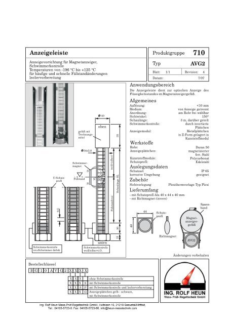 710 - Ing. Rolf Heun Meß-Prüf-Regeltechnik GmbH