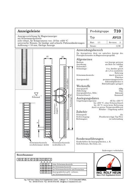 710 - Ing. Rolf Heun Meß-Prüf-Regeltechnik GmbH