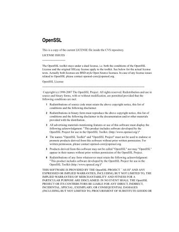 OpenSSL - Quest Software