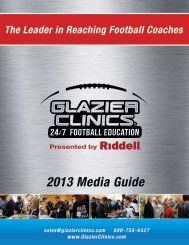 View our 2013 Media Guide - Glazier Clinics