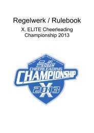 Regelwerk / Rulebook - ELITE Cheerleading