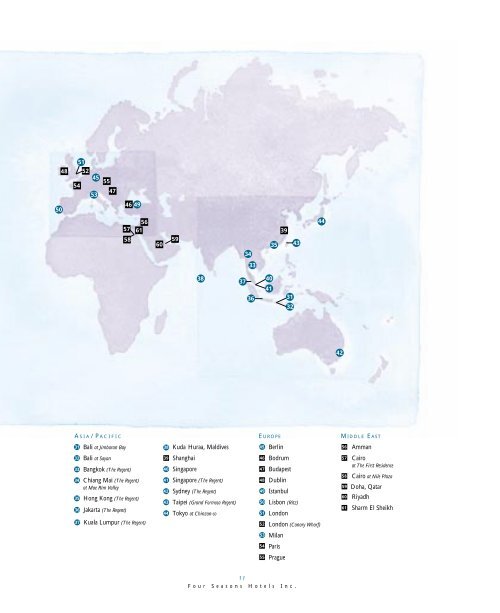 1998 Annual Report - Four Seasons Hotels and Resorts