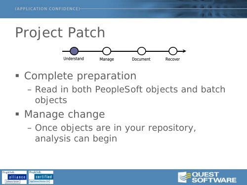 Automate Your PeopleSoft Patching - Quest Software