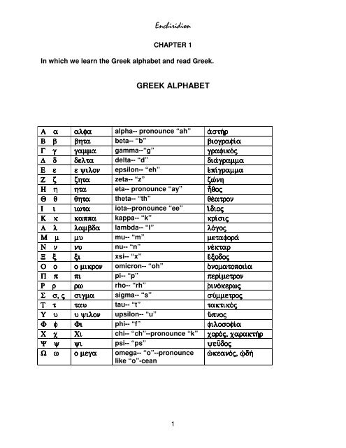 Greek Alphabet  How Many Letters, Their Order & Pronounciation