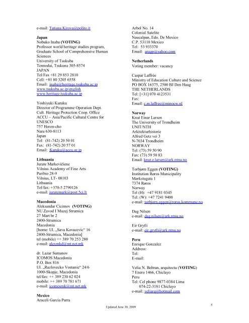 full list of members latest update 14-03-2010.pdf - CIF - Icomos