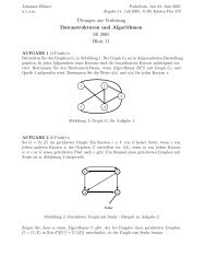 Ã‚Â¨Ubungen zur Vorlesung Datenstrukturen und Algorithmen SS 2005 ...