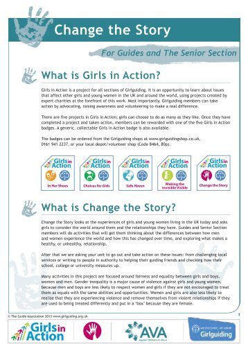 Change the Story - Girlguiding UK