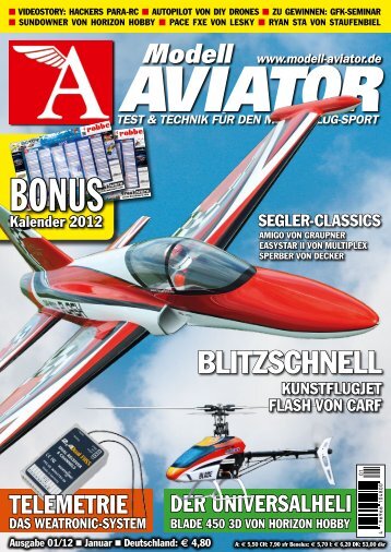 Modell AVIATOR Blitzschnell Kunstflugjet