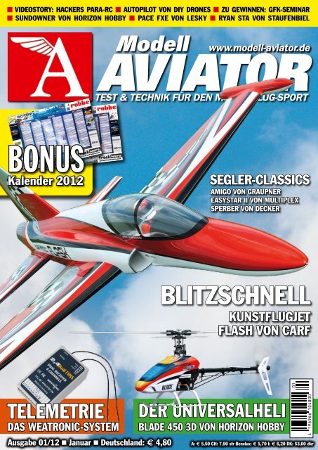 Modell AVIATOR Blitzschnell Kunstflugjet