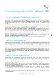 Linee guida CILS - Gedi Group Srl