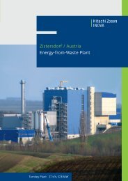 Zistersdorf / Austria Energy-from-Waste Plant - Hitachi Zosen Inova AG