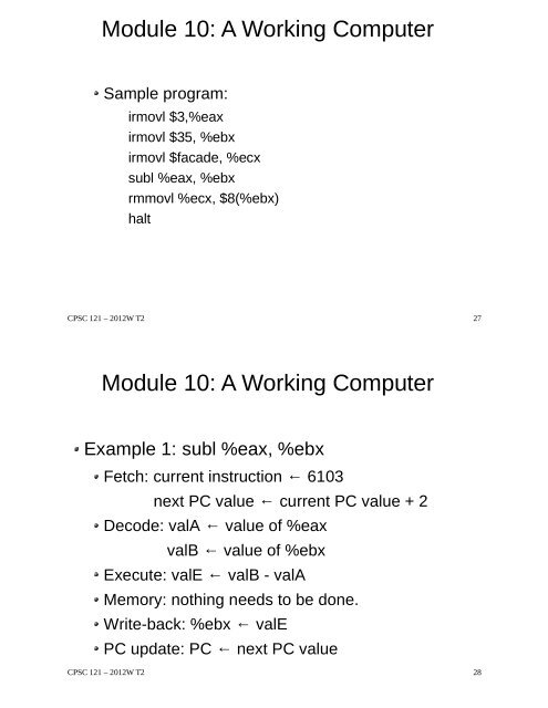 CPSC 121: Models of Computation Module 10: A ... - Ugrad.cs.ubc.ca