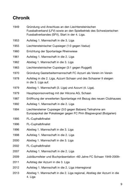 Zum Matchprogramm 2013/14 - FC Schaan