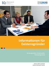 Informationen für Existenzgründer - ASM