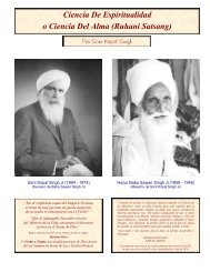 Ciencia De Espiritualidad o Ciencia Del Alma (Ruhani ... - Kirpal Singh