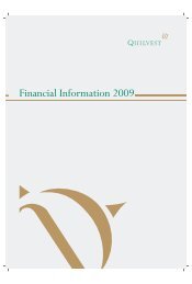 Annual Report 2009 Ã¢Â€Â“ Financial Section - Quilvest