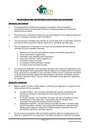 recruitment and appointment procedure for governors - New College ...