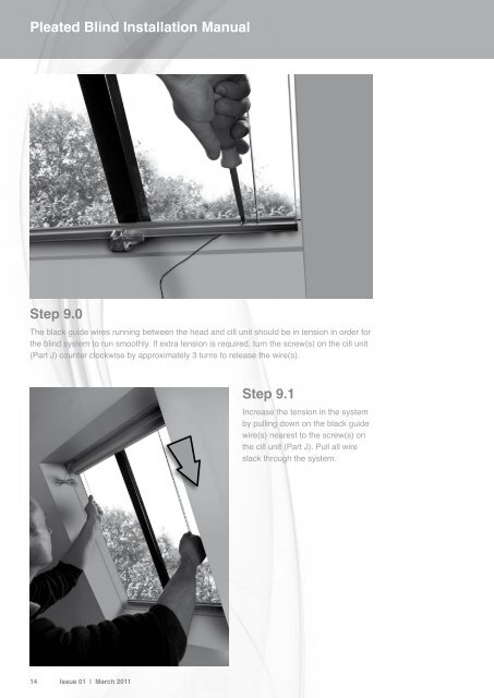 the Conservation RooflightÂ® Pleated Blind Installation Manual