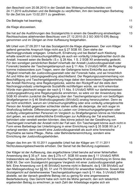 Landessozialgericht NRW, L 20 SO 55/12