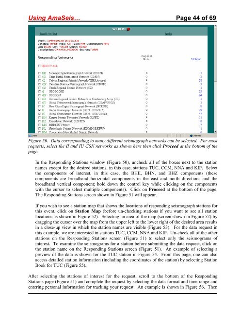 Using the AmaSeis seismogram viewer and downloading - QuarkNet