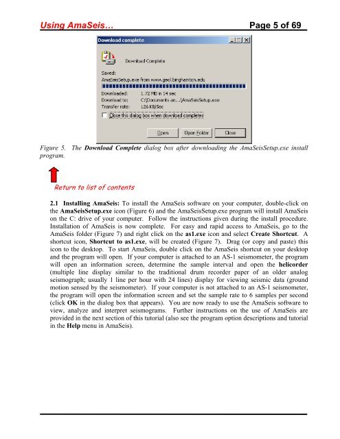 Using the AmaSeis seismogram viewer and downloading - QuarkNet