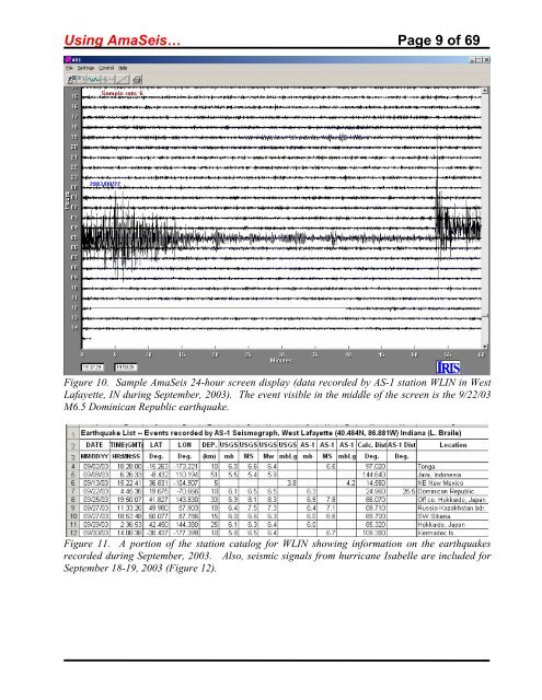 Using the AmaSeis seismogram viewer and downloading - QuarkNet