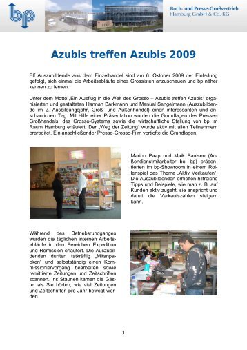 Azubis treffen Azubis 2009