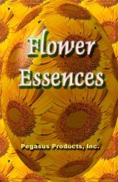 Flower Essences Booklet - Pegasus Products