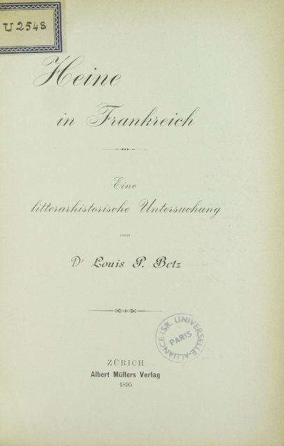 ct i o u i s cp o ss e t z albert mullers verlag 1895 rachel