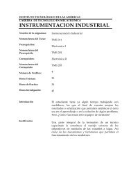 INSTRUMENTACION INDUSTRIAL - ITLA