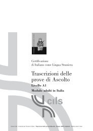 Livello A1 Modulo adulti in Italia