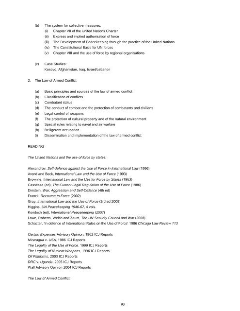 Contents - Faculty of Law - University of Cambridge