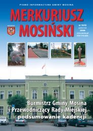 Wydanie Nr 09/43 (wrzesieÅ 2006) - Mosina, UrzÄd Miasta