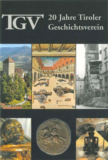 jESCHICHTSVEREIN - Tiroler Geschichtsverein