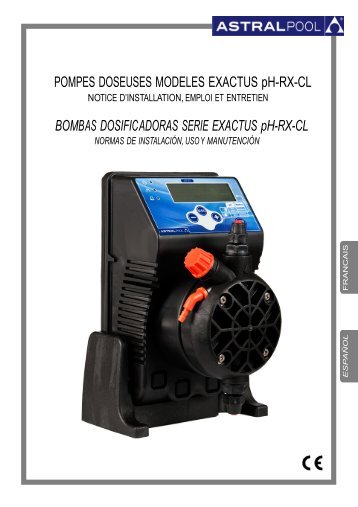 BOMBAS DOSIFICADORAS SERIE EXACTUS pH-RX-CL - Astral Pool