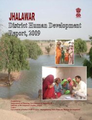 District Human development Profile: Jhalawar - Directorate of ...