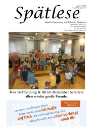 SpÃ¤tlese Januar 2014.pdf - Wohnstift Hofgarten