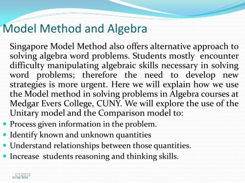 view the Singapore model method - Home Page | TOC Theory of ...