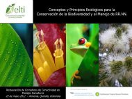 Conceptos y Principios Ecológicos para la Conservación de la ...