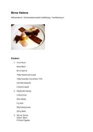 Birne Helene - Restaurant Homepage