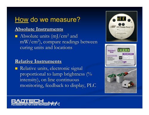 UV Measurement & Process Control