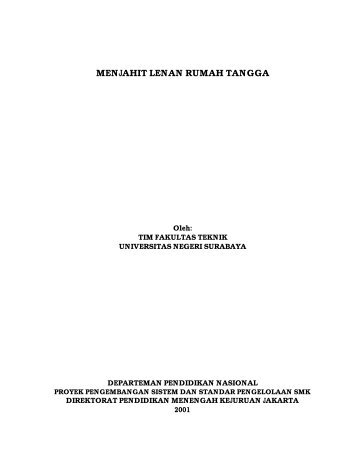 menjahit lenan rumah tangga - e-Learning Sekolah Menengah ...