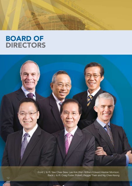 BOARD OF DIRECTORS - Otto Marine Limited