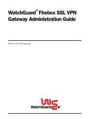 Firebox SSL VPN Gateway Administration Guide - WatchGuard ...