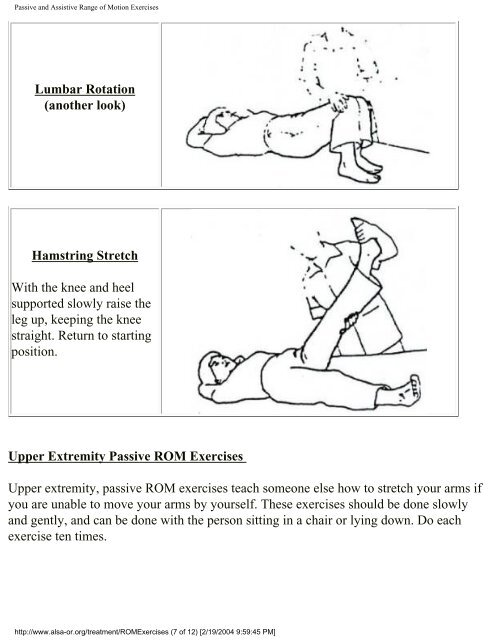 Passive Range Of Motion Exercises Lower Extremity Pictures Online Degrees