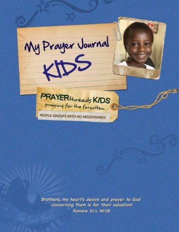 PRAYERthreads KIDS journal