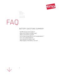 BATTERY QUESTIONS SUMMARY - EMG Pickups