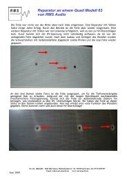 Reparatur an einem Quad Modell 63 von RMS Audio - RAD Akustik